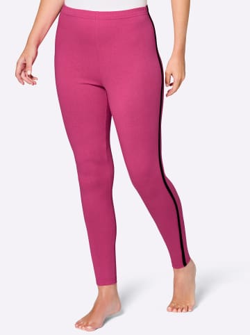 WITT WEIDEN Leggings in schwarz + fuchsia