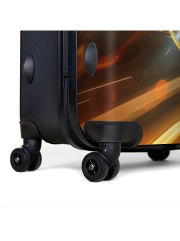 NoBoringSuitCases Suitcase, Koffer, Reisekoffer Sportwagen gold