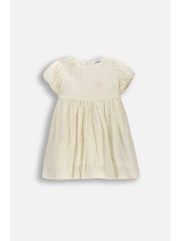 Coccodrillo Stoffkleid in ecru