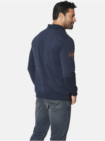Jan Vanderstorm Sweatshirt RAAJERN in dunkelblau