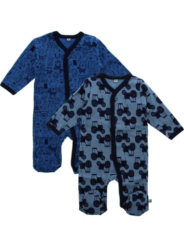 Pippi Babywear Kinder Schlafanzug in Blau