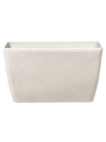 Beliani Outdoor Blumentopf BARIS in Beige - (W) 74 x (H) 45 x (L) 32 cm