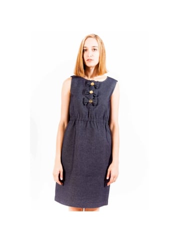 Love Moschino Blaues Baumwoll-Kleid