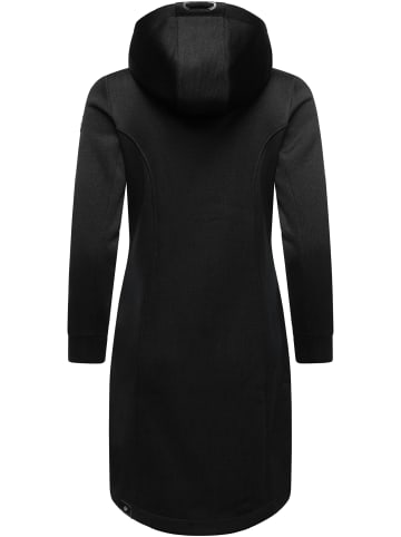 ragwear Kurzmantel Letti Long Bonded in Black
