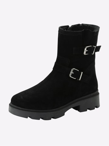 sheego Stiefelette in schwarz