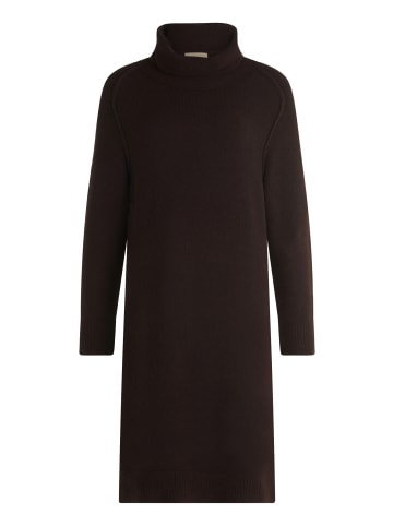 CARTOON Strickkleid mit Turtle Neck in Braun