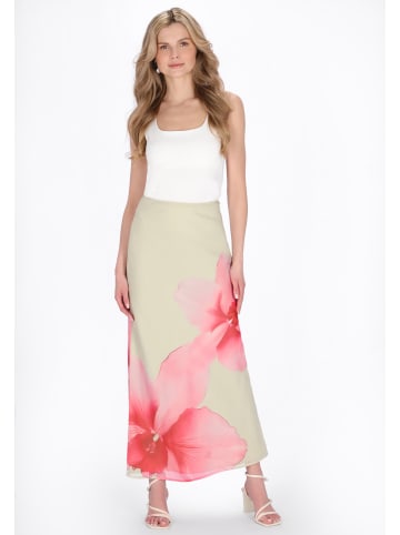 Usha Women Skirt in beige pink