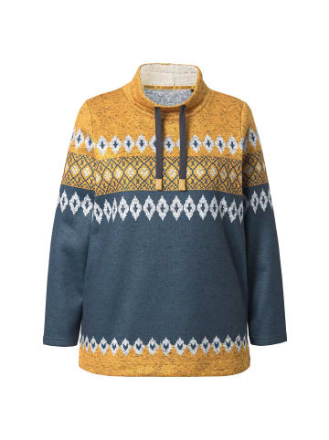 LAURASØN Sweatshirt in orange-gelb