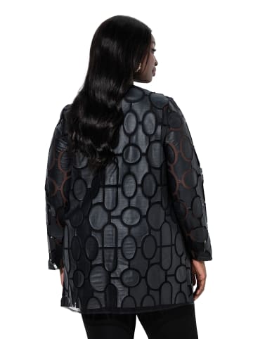 Ulla Popken Jacke in schwarz