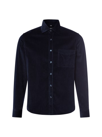 Nils Sundström Cordhemd in marine