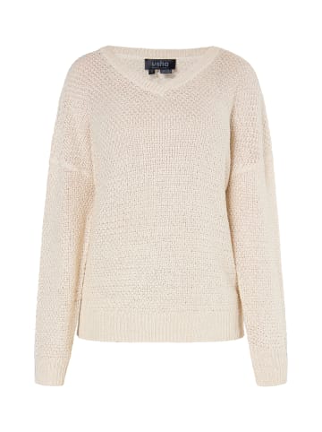 usha BLACK LABEL Damen Strickpullover in Dunkelcreme