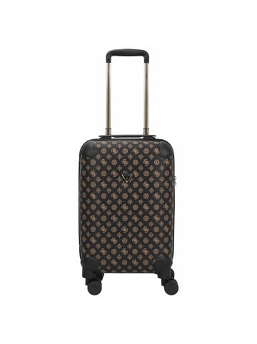 Guess Wilder 18 IN - 4-Rollen-Kabinentrolley 53 cm S (charcoal) in braun