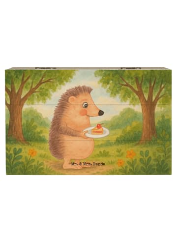 Mr. & Mrs. Panda Schatulle Igel Kuchenstück Design ohne Spruch in Weiß