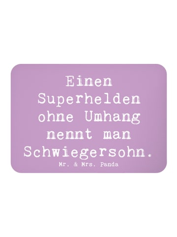 Mr. & Mrs. Panda magnet Spruch Held Schwiegersohn mit Spruch in Lavendeltraum