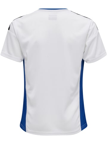 Hummel Hummel T-Shirt Hmlauthentic Multisport Kinder Atmungsaktiv Schnelltrocknend in WHITE/TRUE BLUE