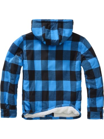 Brandit Jacke "Lumber Jacket Hooded" in Blau