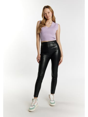 myMo Damen Strickpullunder in Violett