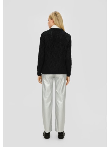 s.Oliver Strickpullover in 9999_schwarz