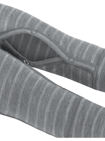 Normani Outdoor Sports Baby Merino Strampler Tangoio in Grau gestreift