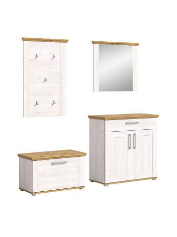 ebuy24 Garderobenmöbel Verona Lärche 183 x 37 cm