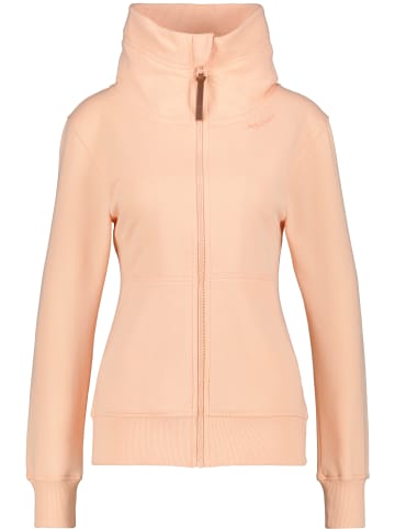 alife and kickin Kapuzensweatjacke, Sweatjacke, Shirtjacke, Kapuzenjacke VivianaAK A in apricot melange