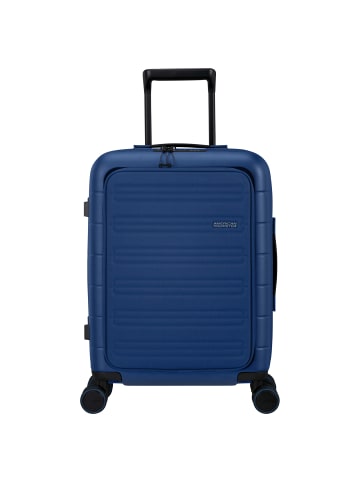 American Tourister Novastream - 4-Rollen Kabinentrolley Smart 55 cm erw. USB in navy blue