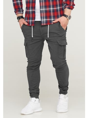 SOULSTAR Cargohose - MPVEGAS Jogger-Hose Jeanshose Stoffhose in Dunkelgrau