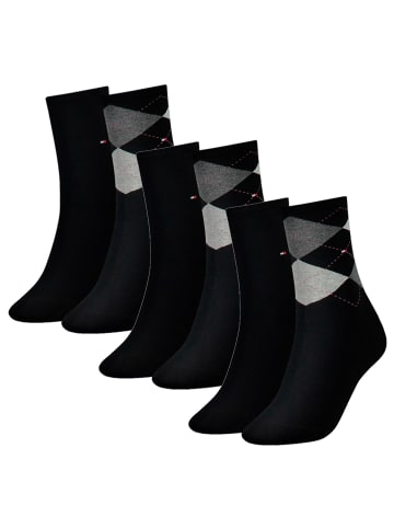 Tommy Hilfiger Socken 6er Pack in Schwarz