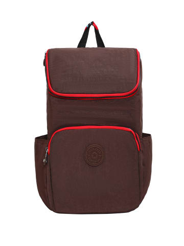 Mindesa Damen Rucksack in Kaffee Mehrfarbig