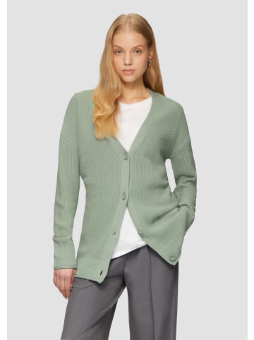 QS Strickjacke in 7219_salbeigrün