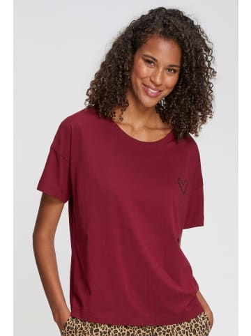 s.Oliver T-Shirt in bordeaux