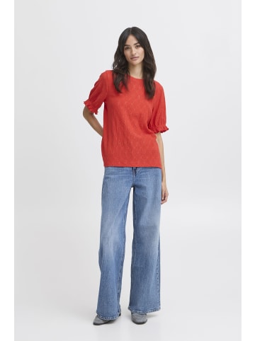 b. young T-shirt BYSILVA Regular fit in Flame Scarlet