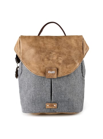 Zwei Olli City Rucksack 31 cm stone