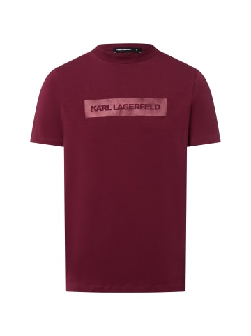 Karl Lagerfeld T-Shirt in bordeaux