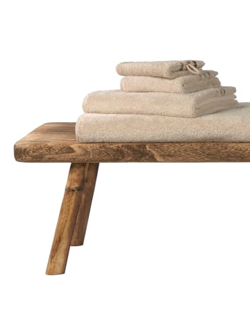 Schiesser Waschhandschuhset Skyline Color 5-teilig in Sand