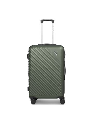 Check.In Paradise 2.0 4 Rollen Trolley M 68 cm mit Dehnfalte in olive