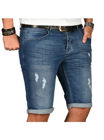 Alessandro Salvarini Salvarini-Shorts-Multi2 in Dunkelblau