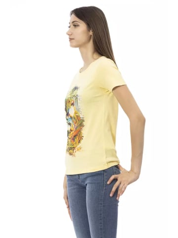 Trussardi Action Gelb Baumwolle Damen T-Shirt