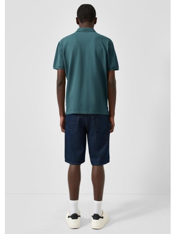 QS Polo-Shirt in 6722_petrol