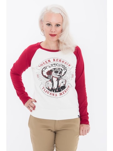 Queen Kerosin Pullover in Rot