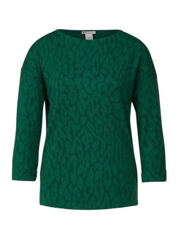 Street One Langarmshirt in dark brisk green