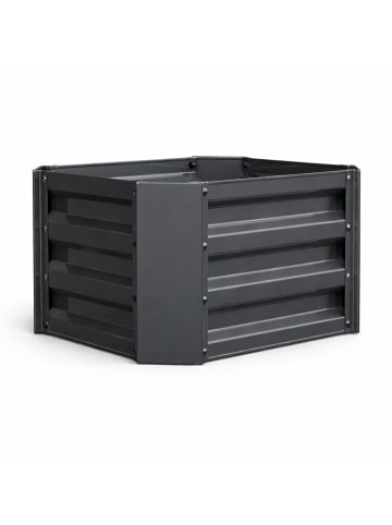 VCM Metall Pflanzbeet Hochbeet Gartenbeet 50x40 Galdo M in Schwarz