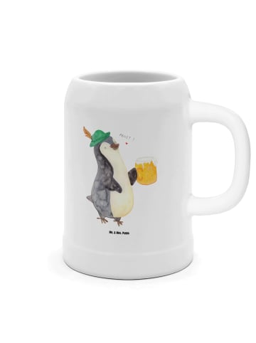 Mr. & Mrs. Panda Keramikkrug Pinguin Bier ohne Spruch in Weiß