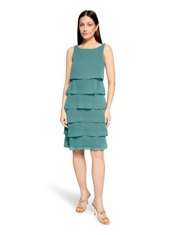 Vera Mont Cocktailkleid mit Volant in Dark Emerald