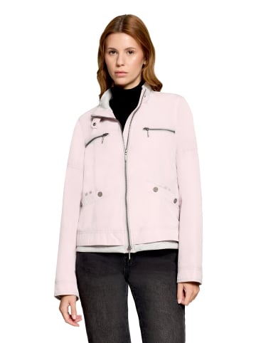 AMBER & JUNE Sommerjacke mit Stehkragen in viola