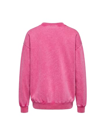 myMo Women Sweatshirt in Fuchsia