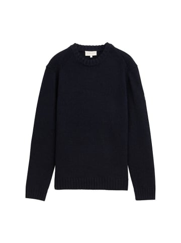 Tom Tailor Pullover in knitted navy melange