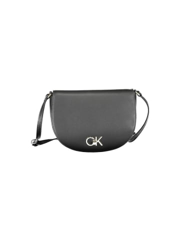 Calvin Klein Schwarze Polyurethan-Schultertasche