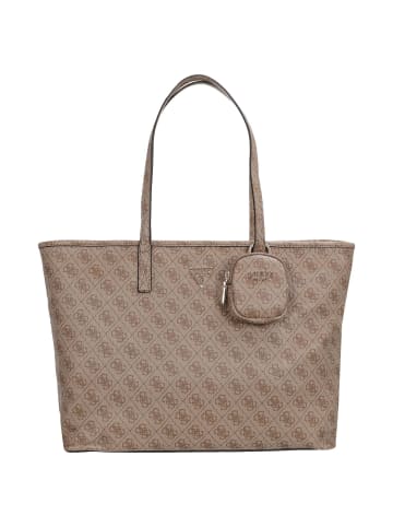 Guess Power Play II Large Tech Tote - Shopper 39 cm (coal logo) in latte logo