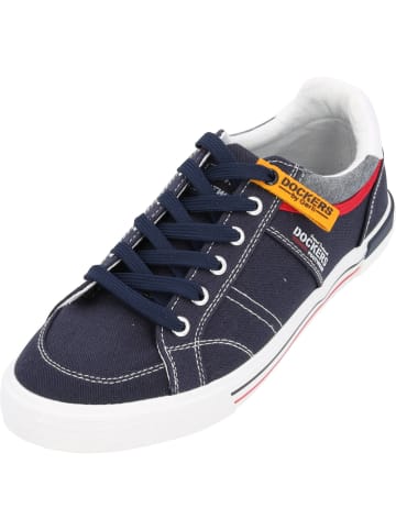 DOCKERS Schnürschuhe in Navy